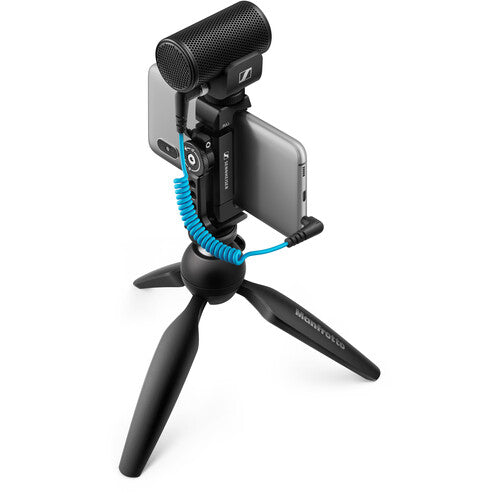 Sennheiser MKE 200 Mobile Kit Ultracompact Camera-Mount Directional Microphone with Smartphone Recording Bundle on Sale