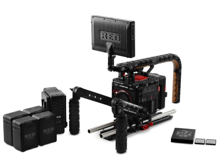 RED DIGITAL CINEMA V-RAPTOR X 8K VV Production Pack with Rigid-Hinge Touch 7  (V-Mount) For Sale