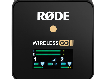 Rode Wireless GO II 2-Person Compact Digital Wireless Microphone System Recorder (2.4 GHz, Black)-Damaged Box on Sale