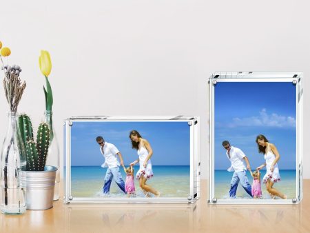 Acrylic Magnetic tabletop Picture frame - 4x6 Online now