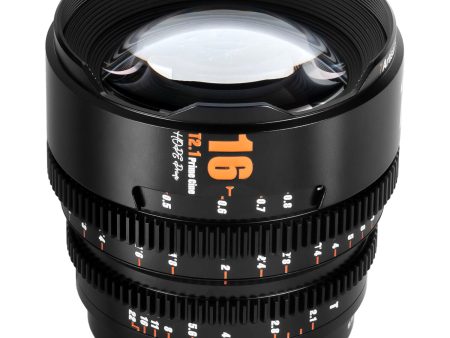 7Artisans 16mm T2.1 Canon (EOS-R Mount)  - Black Hot on Sale