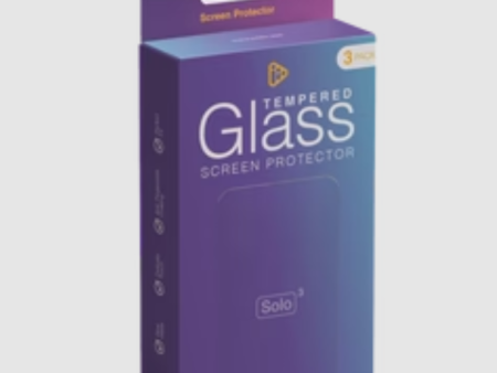 24Six Solo3 Tempered Glass Screen Protectors - 3 PACK!! For Discount