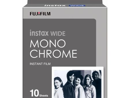 Fujifilm Instax Wide Monochrome  Instant Film (10 Exposures) Supply