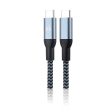 iQ USB Type-C to Type-C Cable - Braided - 1.8m 6ft Fashion