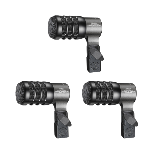 Audio-Technica ATM230PK Hypercardioid Dynamic Instrument Microphone (3-Pack) Online now