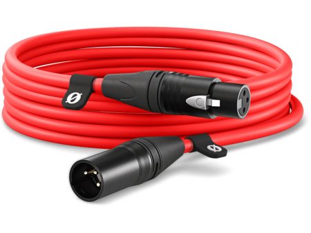 RODE Premium XLR Cable, 6M   20 Feet, Red For Discount