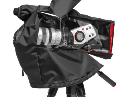 Manfrotto RC-12 Pro Light Video Camera Raincover for Small to Medium-Size Camcorder   DSLR Rig (Black) Supply