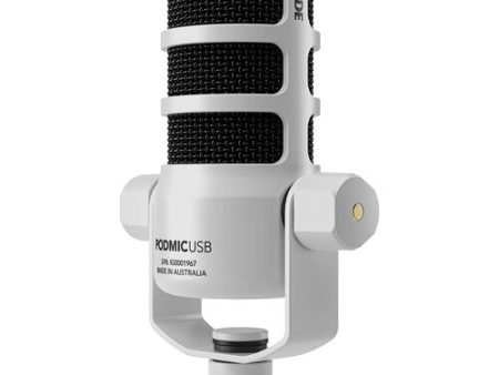 RODE PodMic USB and XLR Dynamic Broadcast Microphone (White) Online now