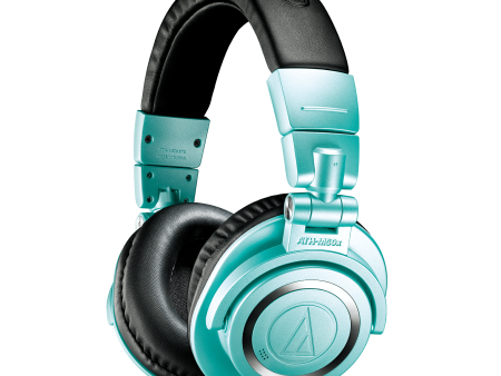 Audio Technica ATH-M50xBT2IB Wireless Over-Ear Headphones - Ice Blue Online Hot Sale