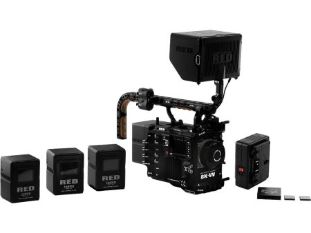 RED DIGITAL CINEMA V-RAPTOR XL [X] 8K VV Production Pack with Rigid-Hinge Touch 7  (Gold Mount) Online Sale