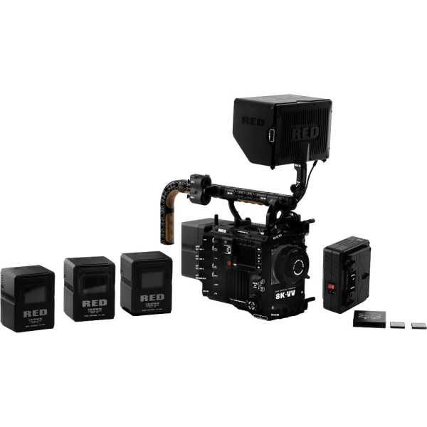 RED DIGITAL CINEMA V-RAPTOR XL [X] 8K VV Production Pack with Rigid-Hinge Touch 7  (Gold Mount) Online Sale