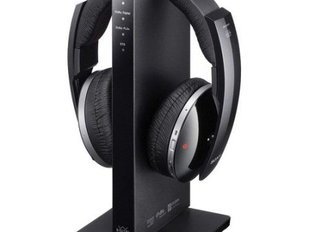 Sony MDR-DS6500 - Headphones - full size - wireless - radio - black - for XBR-55HX950, 55X900A, 65X900A, 65X950B, 85X950B Sale