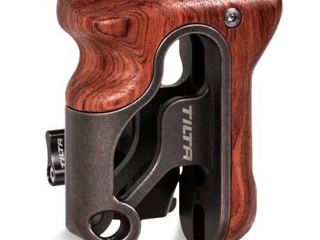 Tilta Tiltaing Left-Side Wooden Handle (Tactical Gray, Type VI) on Sale