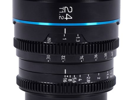 Sirui Night Walker 24mm T1.2 S35 Cine Lens (E-Mount, Black) Hot on Sale