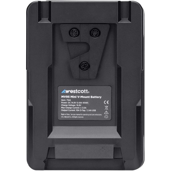 Westcott MV95 Mini V-Mount 14.8V Lithium-ion Battery (95Wh) Online Sale