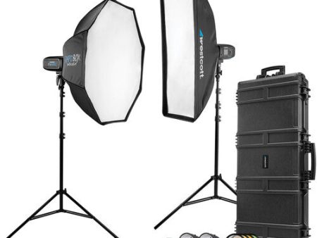 Westcott FJ400 Strobe 2-Light Location Hard Case Kit with FJ-X3m Universal Wireless Trigger For Discount