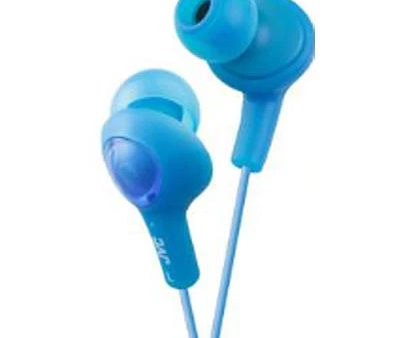 JVC Gumy PLUS Inner Ear Headphones (Peppermint Blue) For Sale