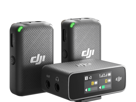 DJI Mic 2-Person Compact Digital Wireless Microphone System Recorder for Camera & Smartphone (2.4 GHz) - OPEN BOX Online