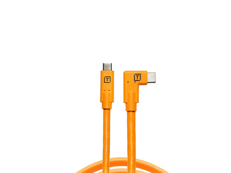 Tether Tools TetherPro USB Type-C Male to USB Type-C Male Cable - 15 , Orange - Damaged Box Fashion