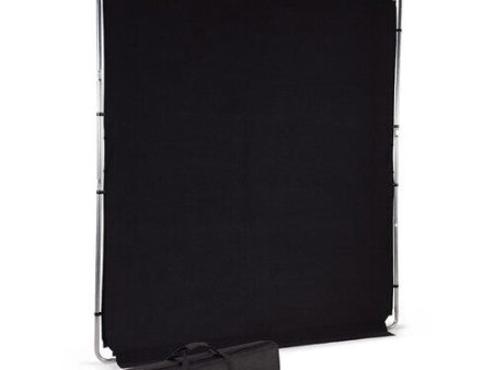 Manfrotto EzyFrame Background Set (Black, 6.5 x 7.5 ) For Sale