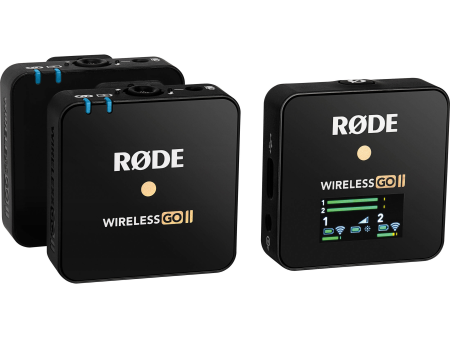 Rode Wireless GO II 2-Person Compact Digital Wireless Microphone System Recorder (2.4 GHz, Black) - Open Box Online Hot Sale