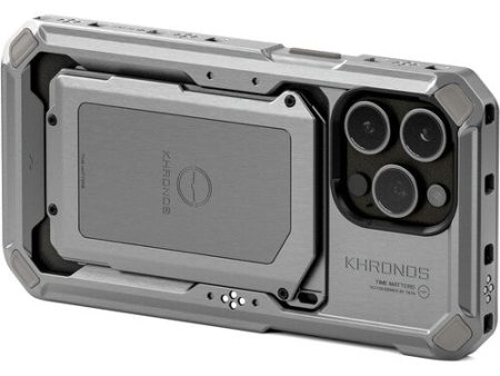 Tilta Khronos Mobile Filmmaking Case for iPhone 15 Pro Max (Titanium White) Online