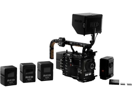 RED DIGITAL CINEMA V-RAPTOR XL [X] 8K VV Production Pack with Rigid-Hinge Touch 7  (V-Mount) Discount