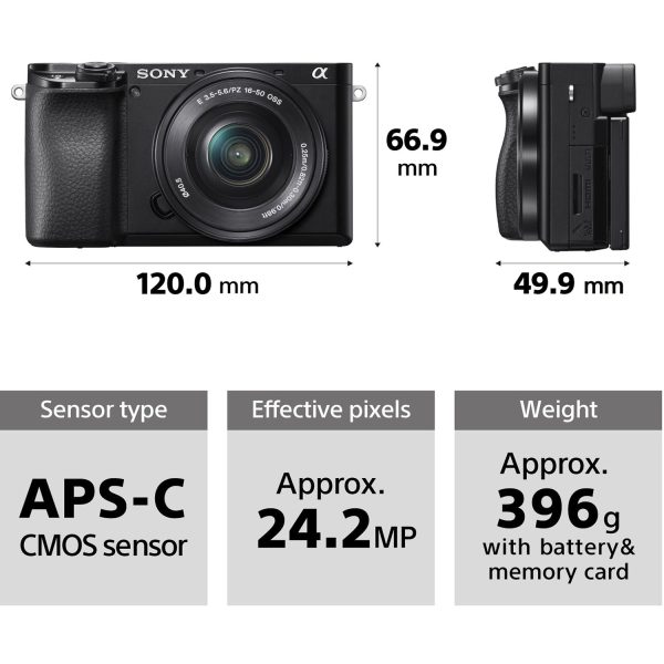 Sony a6100 Mirrorless Camera with 16-50mm and 55-210mm Lenses For Cheap