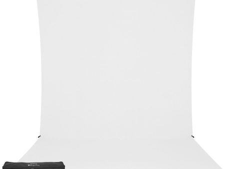 Westcott X-Drop Pro Wrinkle-Resistant Backdrop Sweep Kit (High-Key White, 8 x 13 ) For Sale