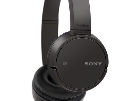 Sony MDR-ZX220BT - Headphones with mic - on-ear - wireless - Bluetooth - NFC - black For Sale