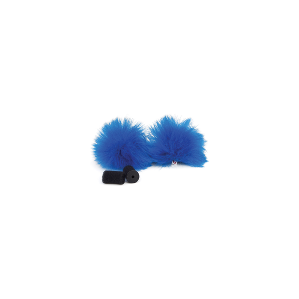 Rycote Blue Lavalier Windjammer - pair Discount