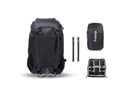 f-stop AJNA DuraDiamond 37L Travel & Adventure Photo Backpack Bundle - Anthracite Black For Sale