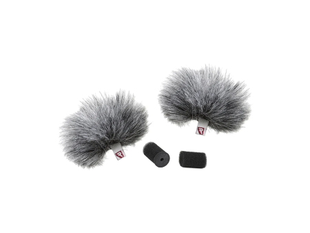 Rycote Grey Lavalier Windjammer - pair Sale