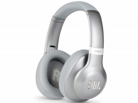 JBL Everest 710 Over-Ear Wireless Bluetooth Headphones - Silver Online