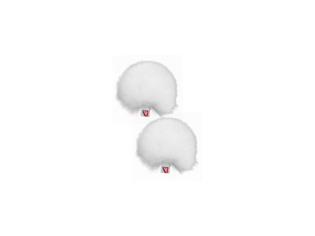 Rycote White Ristretto Lavalier Windjammer - pair For Discount