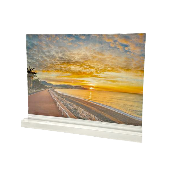 Acrylic Double sided tabletop Picture Frame - Horizontal - 7x5 on Sale